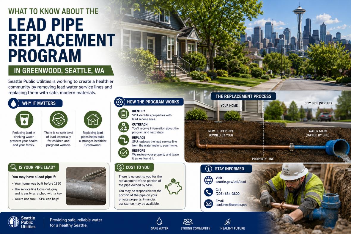 What to Know About the Lead Pipe Replacement Program in Greenwood, Seattle, WA